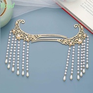 LLOYD Flower Tassel Hairpin, Pearl Hollow Hanfu Hair Stick Set, Elegant Headwear Hair Accessories Barrettes Chinese Style Hair Clip Hanfu