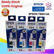 ORIGINAL EPSON T664 ink for PRINTER L120 L210 L360 L405 L565 L1300 ink T6641/ 6642 / 6643 / 6644 INK