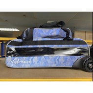 Bowling bag 3 balls 2 wheels