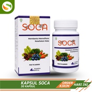 MATA SOCA Herbal Eye Capsules BPOMOriginal 30 Capsules Health Supplement for Nearsightedness, Blurre