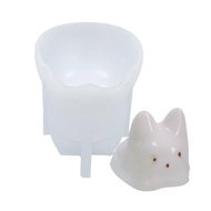 Cat Jelly Silicone Mold DIY Mousse Cake Jelly Pudding Silicone Mold 3d Cat Candle Mold