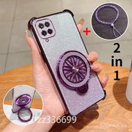 《2 in 1》Samsung A12 5G A22 4G 5G M12 M22 M32 M33 Casing  phone case holder for 2025 NEW Soft Anti fa