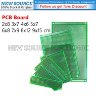 [1pcs] PCB Board 2x8 3x7 4x6 5x7 6x8 7x9 8x12 9x15 cm Prototype Universal Board Double Side Protoboa
