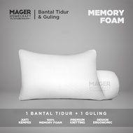 Package 1 Sleeping Pillow+1 Health Memory Foam Bolster/Memory Foam Sleeping Pillow/Memory Foam Bolster