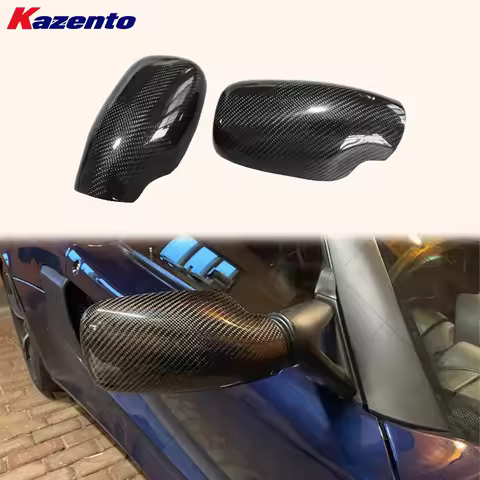 For Lotus Elise Exige S2 2004-2011 KZ Style Carbon Fiber Side Mirror Cover Pair