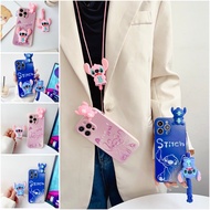 Case For Samsung S26 S25 Ultra S24 Plus 23 FE Galaxy Note 20 Ultra 3D Silicone Phone Case Grip Stand