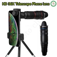 HD 36x Telescope Phone lens Professional Tele Zoom Camera Lens With Tripod For iPhone 17 16 Pro Max 