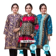 Atasan Batik Wanita Modern Baju Kerja Guru Pns Karyawan Baju Acara