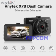 กล้องติดรถยนต์ Anytek รุ่น A78 WDR/FHD1080P มีเมนูภาษาไทย