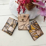 太陽皮雕名片盒/信用卡/交通卡 | 元芯 太陽季