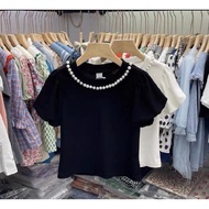 Xả Set áo chuỗi hạt kèm cv jean bé gái