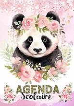 Agenda scolaire 2026-2027 Panda: pour fille - Organisateur et Planificateur Journalier- 2 Jours Par 