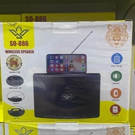 S0-886 wireless speakers 12w high power3 solar energy original new stock October 2024