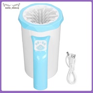 [marlon_edison.] Automatic Dog  Cleaner for Large Dogs Automatic Cleaner Dog  Cleaner White and Blue