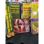 INAI KUKU RANI MALAYSIA RED HENNA PASTE/RED HENNA PASTE RAMI/INAI UKIR