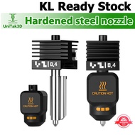 UniTak3D Hardened Steel Hotend Nozzle 0.2/0.4/0.6/0.8mm for Bambu Lab P2S X2D H2D H2S H2C A1 3D Prin
