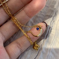 Dainty Crescent Moon Necklace