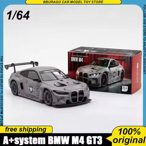 A+System 1:64 Scale Bmw M4 Gt3 Diecast Race Car Replica With Air Force Livery Limited Edition Collec