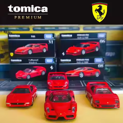 Takara Tomy Tomica Premium Ferrari 1:64 Diecast Alloy Model Enzo LaFerrari F40 Daytona SP3 Car Colle