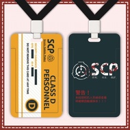 Supermarket Pick-Up Access Control Cartoon Easycard Card Holder scp Foundation Level 5 Campus cos Bu