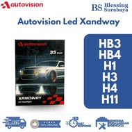 Autovision Led HB3, HB4, H1, H3, H4, H11 Xandway 6500K