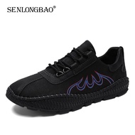 Men Casual Shoes Fashion Driving Shoes Leather Handmade Men's Shoes Mens Loafers Moccasins Breathable Brand Boat Shoes Size 48