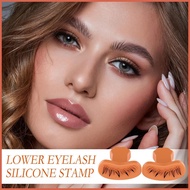 False Eyelash Stamp Silicone Bottom Eyelash Stamp Tool Long Lasting Imitation Eyelash Stamp for Trav