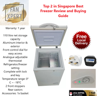 Butterfly Dual Function Chest Freezer (110L) BCF-110AS **Top 2 in Singapore Best Freezer Review and Buying Guide ** Upright Freezer with Drawer – Ideal for Breast Milk Storage