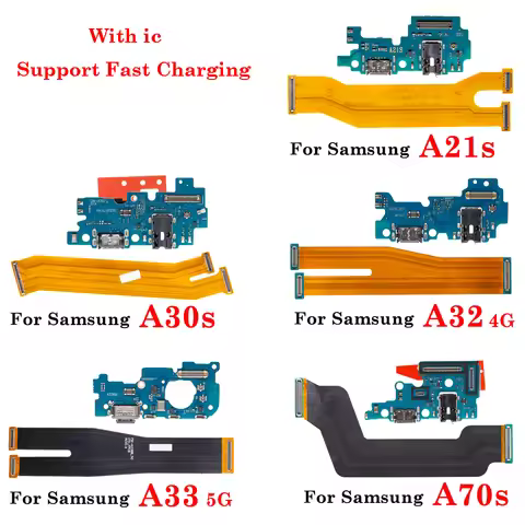 USB Charging Port Main Mother Board Flex Cable For Samsung A21S A217F A30S A307F A32 4G A325F A325M 
