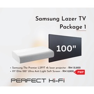 Samsung Laser TV Package 1 (Samsung  LSP7T 4k laser projector + XY Ambience Light Rejection Screen 1