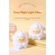 Night light bedroom, bedside sleep lamp,sheep sleep table lamp, touch lamp, night light