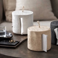 Mello Ceramic Tissue Box Pull-Out Paper Holder | Elegant Bathroom Tissue Storage | Home Decor