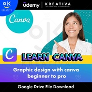 Video Course - Graphic design with canva beginner to pro | Learn Canva Course