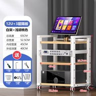 Amplifier Cabinet Shelf Chassis Aviation Cabinet Mobile Rack Audio Cabinet Sound Console Rack 16u12u