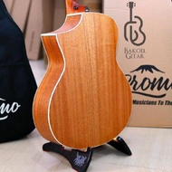 Cheap Bromo Guitar BAA4C & BAA4CE Transparent Tuner G01 Double OS1 Fullset Custom Laser Wood Gasket 