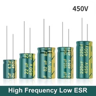 Aluminum Electrolytic Capacitor 450V High Frequency Low ESR 450V 4.7UF 6.8UF 22UF 33UF 47UF 68UF 100