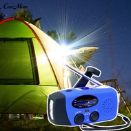 Radio Multifunctional Sensitive Portable Solar Hand-crank AM/FM/WB Weather Radio for Home