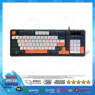 Gaming Keyboard RGB Keyboard/ Rexus K98M 98-Key USB PC Membrane/ Premium Quality