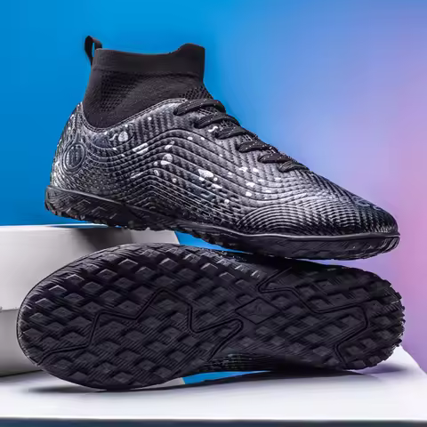 Soccer Shoes Men's Football Boots Grass Training Sports Society Soccer Cleats Non-slip Football Fiel