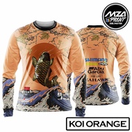 Pancing Koi Edition Fishing Jersey Sublimation Clothes Anti-UV Fishing Size XS - 6XL Shimano BOSSNA SEAHAWKS