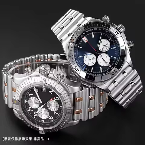 22mm 24mm For Breitling Mechanical Super Ocean Culture Aviation Avenger stainless steel Strap Men's 
