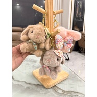 Super Cute Rabbit Keychain with Bow and Hat - Meaningful birthday gift