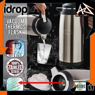 Stainless Steel Heat Preservation Glass Vacuum Thermos Flask (1L/1.3L/1.9L)
