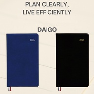 Dai-Go 2026 Weekly Appointment Planner - Left Layout, Navy & Black Options, Starts September 2025