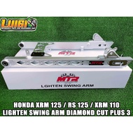 MTR HONDA XRM 125/ RS 125 / XRM 110  LIGHTEN SWING ARM DIAMOND CUT
