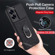 Realme C67 C55 2023 Shockproof Armor Casing For Realme C55 C 55 RealmeC55 NFC 55C 2023  Car Magnetic