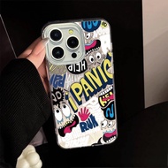 Creative street full graffiti image used in mobile phone 17promaxpro/16/15proma cable cover 11/1