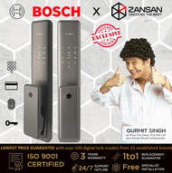 Bosch FU780 Digital Door Lock // Passcode / RFID Card / Fingerprint / Mechanical Key / 3 Years Onsite Warranty // HDB Door / HDB Gate / Digital Lock/AA Batteries / Installation Included