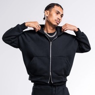 Double Zipper Hoodie Zipper Hoodie/ Zipper/ Boxy Zipper Hoodie/ Double Zipper/ Zipper Jacket/ Men's 