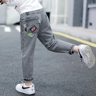 Korean Spring Casual 3-8 Year Old Baby Boy Kids Jeans